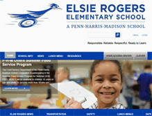 Tablet Screenshot of elsierogers.phmschools.org