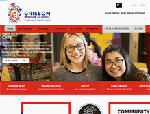 Tablet Screenshot of grissom.phmschools.org