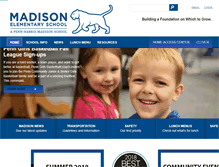 Tablet Screenshot of madison.phmschools.org