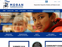 Tablet Screenshot of moran.phmschools.org